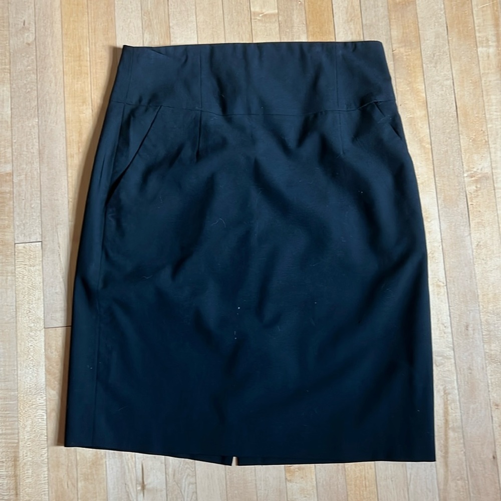 Black pencil skirt